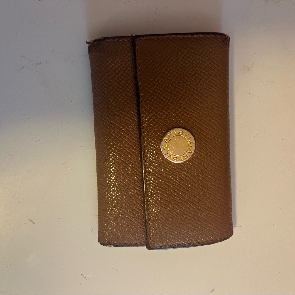 Preowned Bulgari Brown Wallet